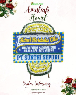 Papan Bunga Duka di Bacan Timur