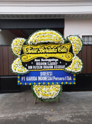 Papan Bunga Duka di Bacan Timur